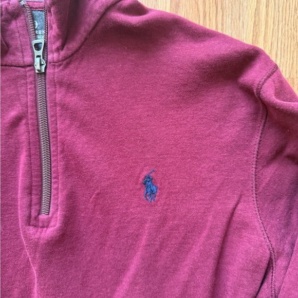 Mens Ralph Lauren Polo 1/4 zip pullover - Picture 2 of 3